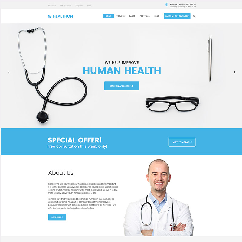 Σχεδίαση Ιατρικής Ιστοσελίδας
